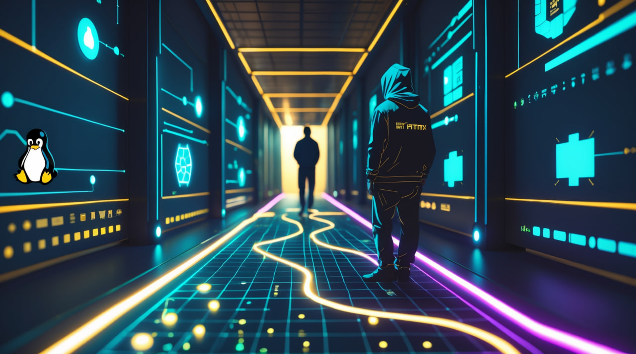 Дорожная карта входа в информационную безопасность, показывающая этапы обучения: Linux, сети, инструменты пентеста.